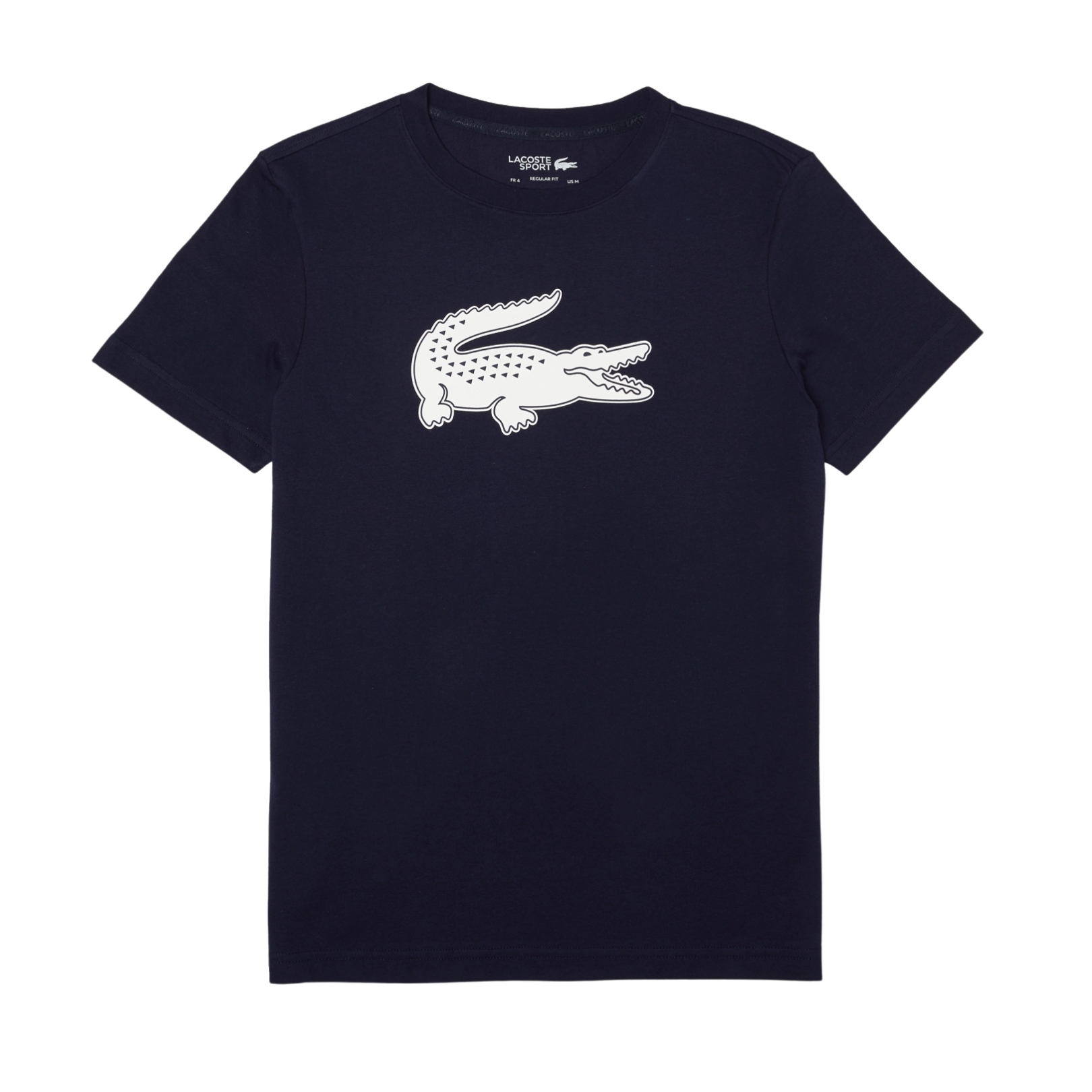 Billede af Lacoste T-Shirt 3D Print Crocodile Navy/White